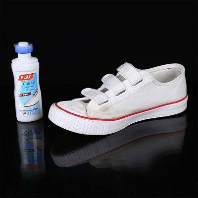 Lọ Nước Lau Giày Túi Xách Plac Chai Cọ Tẩy Trắng Giày Sneaker Đầu Chổi