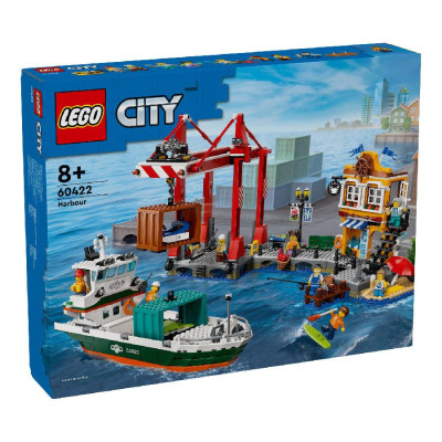 LEGO CITY 60422 Đồ Chơi Lắp Ráp Hệ Thống Cảng Biển Và Tàu Chở Hàng (1226 chi tiết)