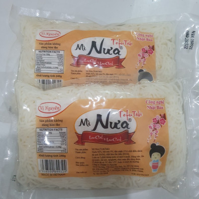 Combo 6 Gói Mì Nưa Vị Nguyên Das Keto 240g