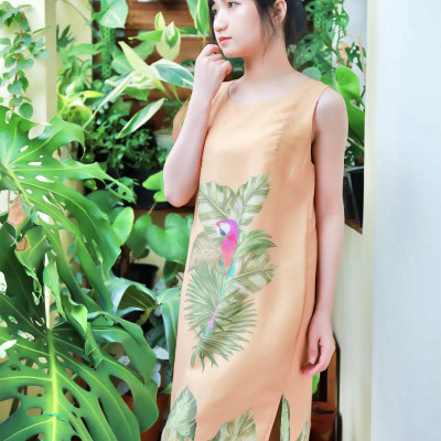 Đầm mặc nhà sang trọng LMcation Alice- Rừng nhiệt đới