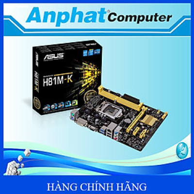 Bo mạch chủ Main ASUS H81M-K Socket LGA 1150 - Hàng Chính Hãng