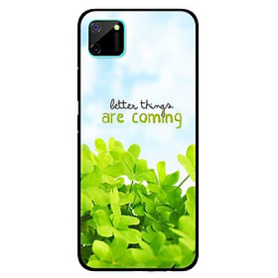 Ốp lưng dành cho Realme C11 mẫu Cỏ Xanh Và Chữ