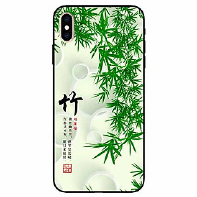 Ốp lưng dành cho Iphone X / Xs mẫu Thư Pháp Lá Tre