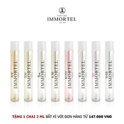[QUÀ TẶNG] Nước hoa test IMMORTEL Paris 2ml bất kì - Chính hãng Pháp