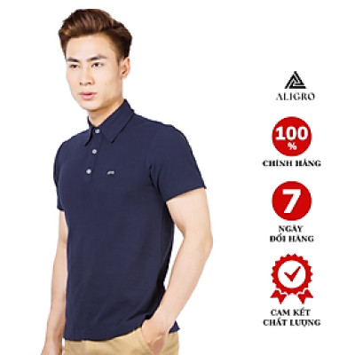 Aó phông ALGPLO10 màu Navy