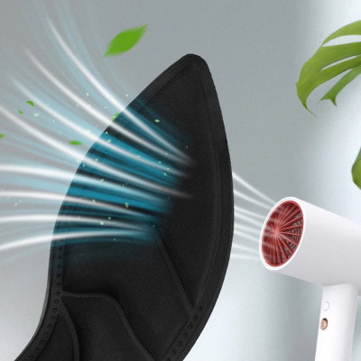 Cặp lót giày cao gót mũi nhọn giảm size cho giày bị rộng, thoáng khí và êm chân MÀU ĐEN