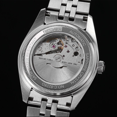 Đồng Hồ Nam Cadisen C8228M1 Chính Hãng Full Box Chống Nước Kính Chống Xước Dây Thép BH 2 Năm Máy Cơ