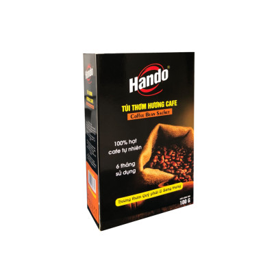 Combo 3 Hộp túi thơm hương cafe nguyên chất Hando 100g
