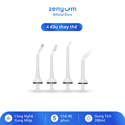 Bộ 4 Đầu Thay Máy Tăm Nước Zenyum Pro