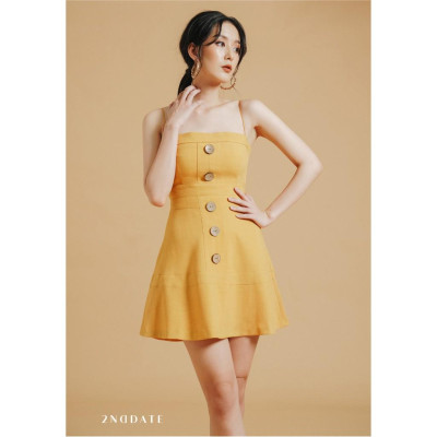 Váy liền 2 dây nữ đũi 2NDDATE DR049