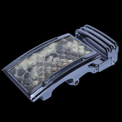 HC9301-02-03-04 - Đầu khóa da trăn Huy Hoàng 3,5 phân đầu trắng màu da nguyên thủy, đen, nâu, trắng