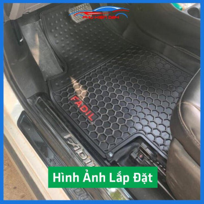 Lót sàn ô tô cao su cho Fadil 2019-2020-2021-2022 không mùi chống trơn trượt