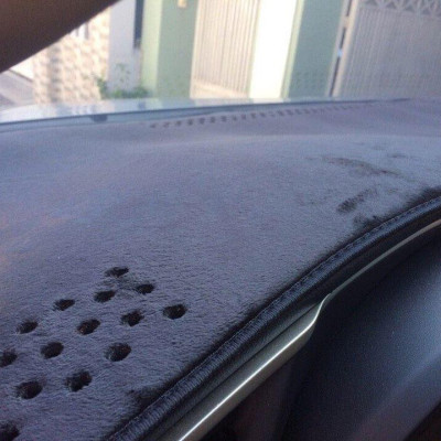 Thảm Taplo Lông Cừu Xe Mitsu Outlander 2018 2019 2020 2021 màu đen