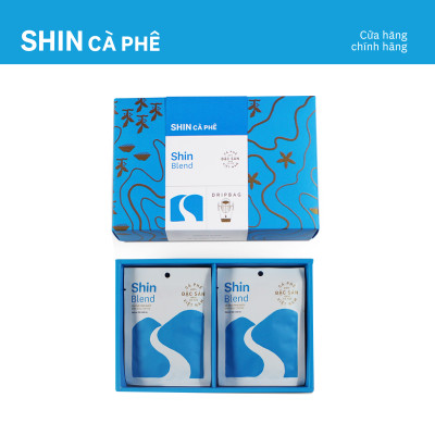 Cà phê SHIN Blend - SHIN Cà Phê - Phin giấy tiện lợi - Hộp 10 gói