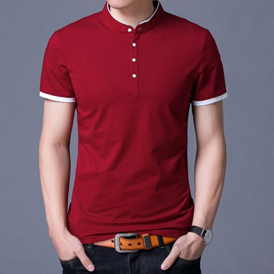 Áo thun nam ngắn tay cổ trụ thời trang SITAKI cao cấp ATN01