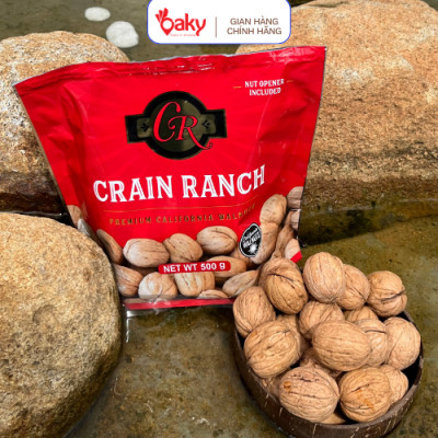 Oaky Hạt Óc Chó Vàng Crain Nhập Khẩu Mỹ - Túi 500g