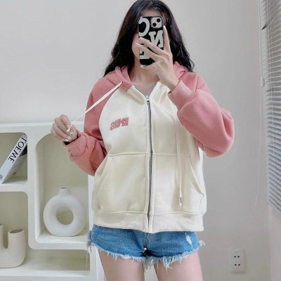 Áo khoác nữ xiteen nỉ dệt thêu RUS bao chất cực chuẩn-A2115