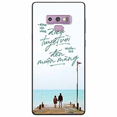 Ốp lưng in cho Samsung Note 9 Mẫu Điều Tuyệt Vời
