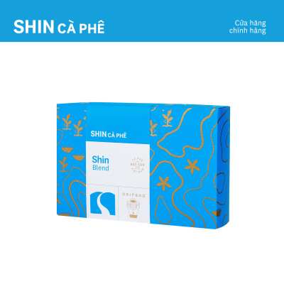 Cà phê SHIN Blend - SHIN Cà Phê - Phin giấy tiện lợi - Hộp 10 gói