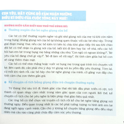 Cẩm Nang Dành Cho Mẹ Bầu Và Thai Nhi - Bố Kể Con Nghe (Tái Bản 2024)