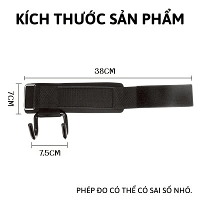 Dây Quấn cổ tay Có Móc 2300 - 2301 Nâng Tạ,Tập Xà Đơn Chính hãng  - Hỗ trợ kéo xà, tập lưng, SỈ, LẺ