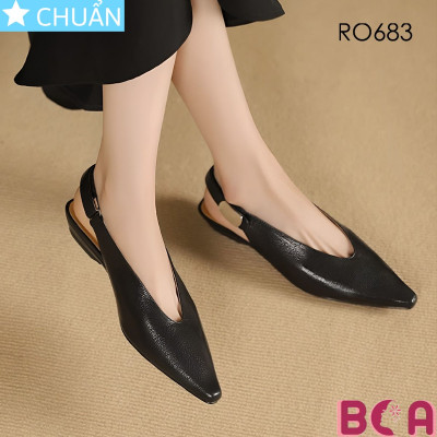 Giày Slingback cao 3 phân RO683 ROSATA tại BCASHOP Sự Kết Hợp Hoàn Hảo Giữa Thanh Lịch và Tối Giản