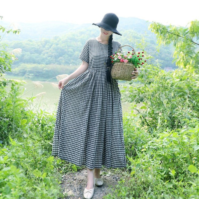 Đầm sơ mi Haint Boutique form rộng kẻ sọc kèm dây thắt eo da159