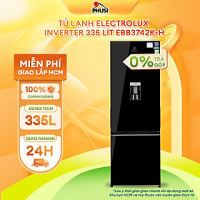 Tủ lạnh Electrolux Inverter 335L EBB3742K-H - Chỉ giao HCM