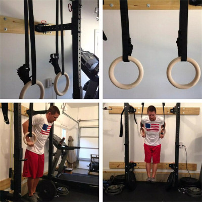 Vòng Treo Gỗ Tập Gym Gymnastic Rings Cleacco 