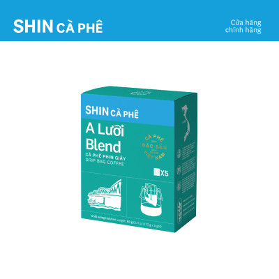 Cà phê A Lưới Blend - SHIN Cà Phê - Túi Nhúng - Hộp 10 gói