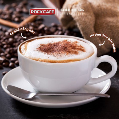 ROCKCAFE - CAPPUCCINO DỪA (5 gói x 30 gram)
