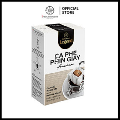 Trung Nguyên Legend - Cà phê phin giấy Americano - Hộp 10 gói x 10gr