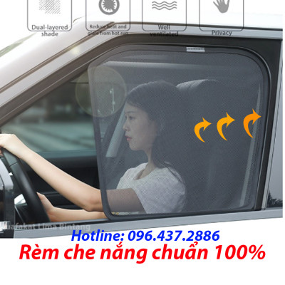 Rèm Che Nắng Honda City 2010 2014 2022, Rèm Chắn Nắng Nam Châm Cho Xe ô tô, Bộ 4 Tấm, có nam châm