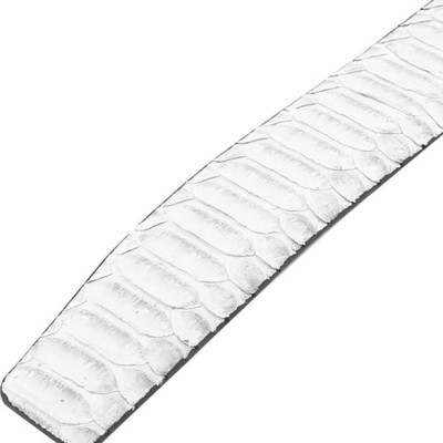 Thắt Lưng Nam Da Trăn VIP Bản Lớn Đầu Kim Huy Hoàng HT4340 - Trắng