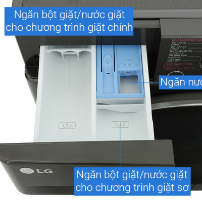 Máy giặt LG AI DD Inverter 10 kg FV1410S4B - Hàng Chính Hãng - Giao HCM