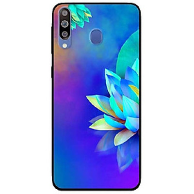 Ốp lưng dành cho Samsung M30 mẫu Sen Xanh Tím