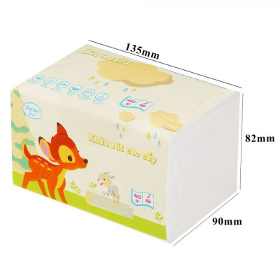 GIẤY RÚT CON NAI MYLAN 3 LỚP MYLAN (465 TỜ/GÓI, 8 GÓI/XÁCH) SIÊU DAI, MỀM MỊN, KHÔNG TAN KHI GẶP NƯỚC