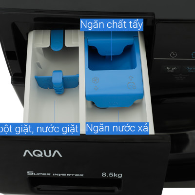 Máy giặt Aqua Inverter 8.5 kg AQD-A852J(BK) - hàng chính hãng - chỉ giao HCM